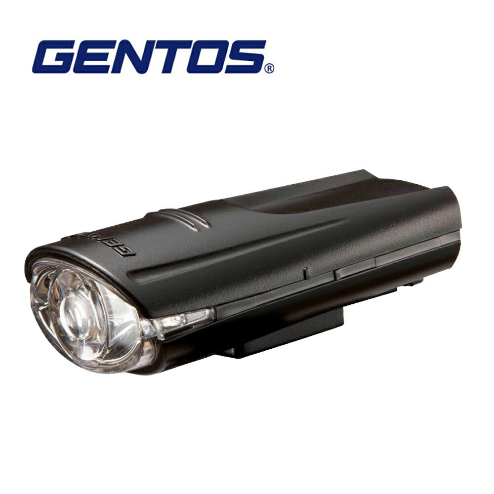【Gentos】自行車燈 黑 22流明 IPX1 BL-310BK