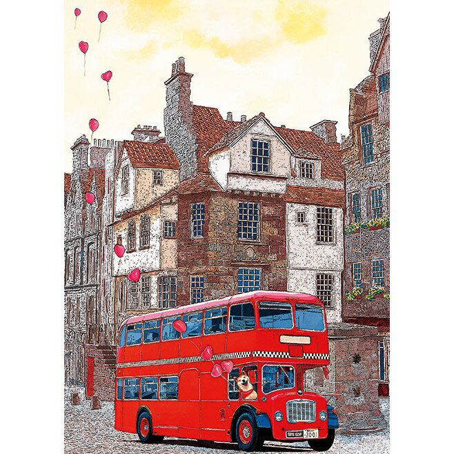 P2 - 25-038 520片拼圖 林宗範系列-跟著心去遠方(台灣製)