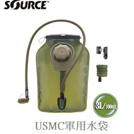 [ SOURCE ] USMC軍用水袋組 3L / 合美國海軍陸戰隊副件配掛袋 / 4325190203