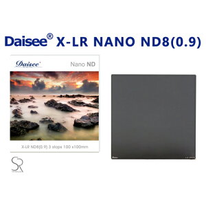 ◎相機專家◎ Daisee X-LR Nano ND8 100x100mm 0.9 方形減光鏡 LEE 公司貨【跨店APP下單最高20%點數回饋】