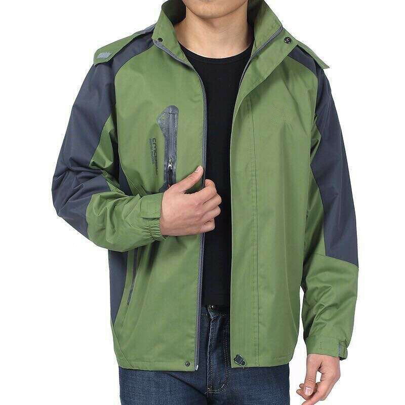 【秋季新品】M-5XL 工裝外套 外套男 防風外套 衝鋒衣外套男女春秋薄款夾剋寬鬆大碼工作服防風防水登山服上衣潮男裝上衣