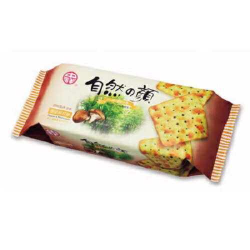 中祥自然之顏香菇蘇打餅120G