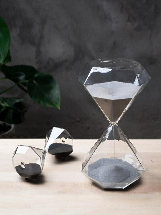 沙漏 北歐風沙漏計時器創意個性30分鐘生日禮物現代簡約辦公室裝飾擺件