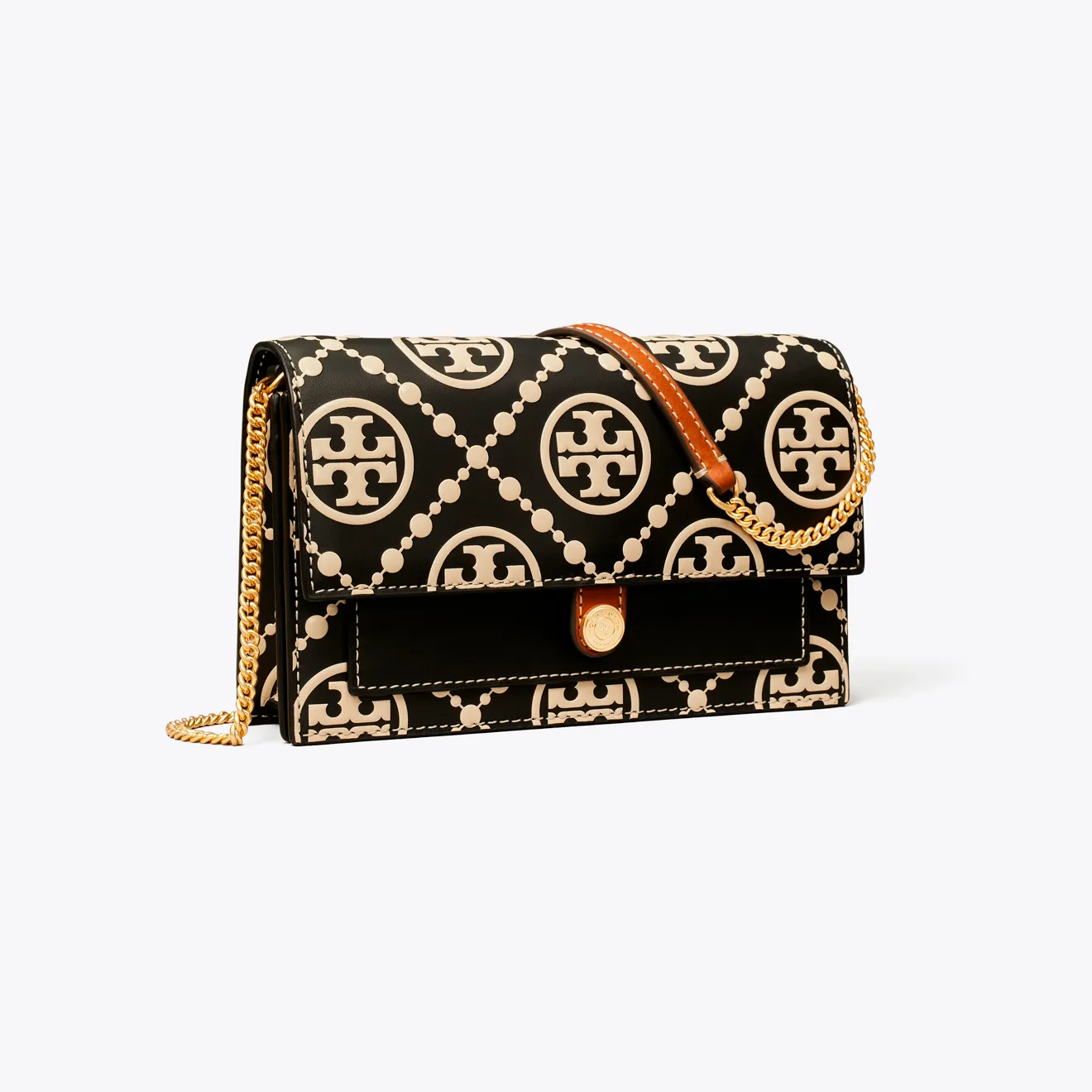 精選★TORY BURCH T Monogram 雙T標誌荷蘭絎縫提花 真皮飾邊 女款常規單肩斜挎包 150460~【夏日美包★菲尼斯 國際精品↘3折起】 1