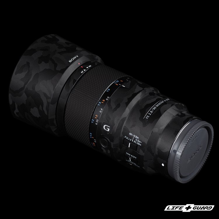LIFE+GUARD 相機 鏡頭 包膜 SONY FE 90mm F2.8 G MACRO OSS 鏡頭貼膜 (標準款式)