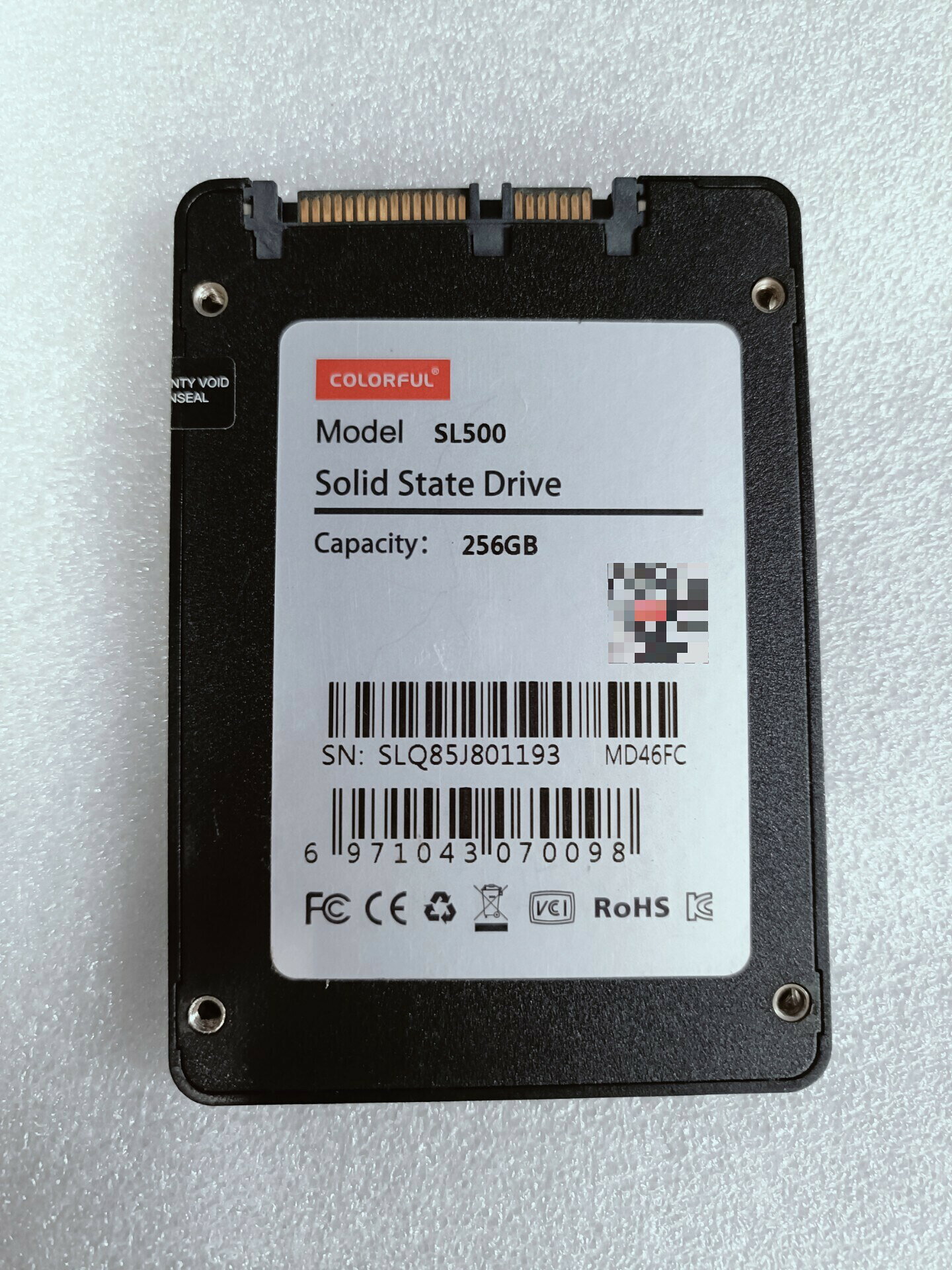 七彩虹SL256G 2.5吋 SATAIII 固態硬碟 SSD 高速讀寫 筆電升級 電腦加速 資料儲存 耐用穩定