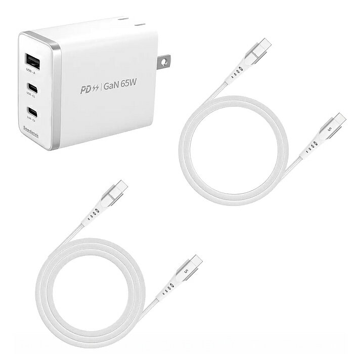 [COSCO代購6] C143371 Soodatek GaN PD 65W 氮化鎵高速充電 USB-C 套裝