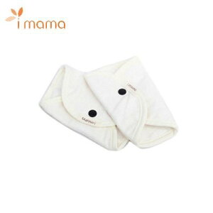 韓國 imama 新款 腰凳背巾專用口水巾 純棉 一組2件 扣式