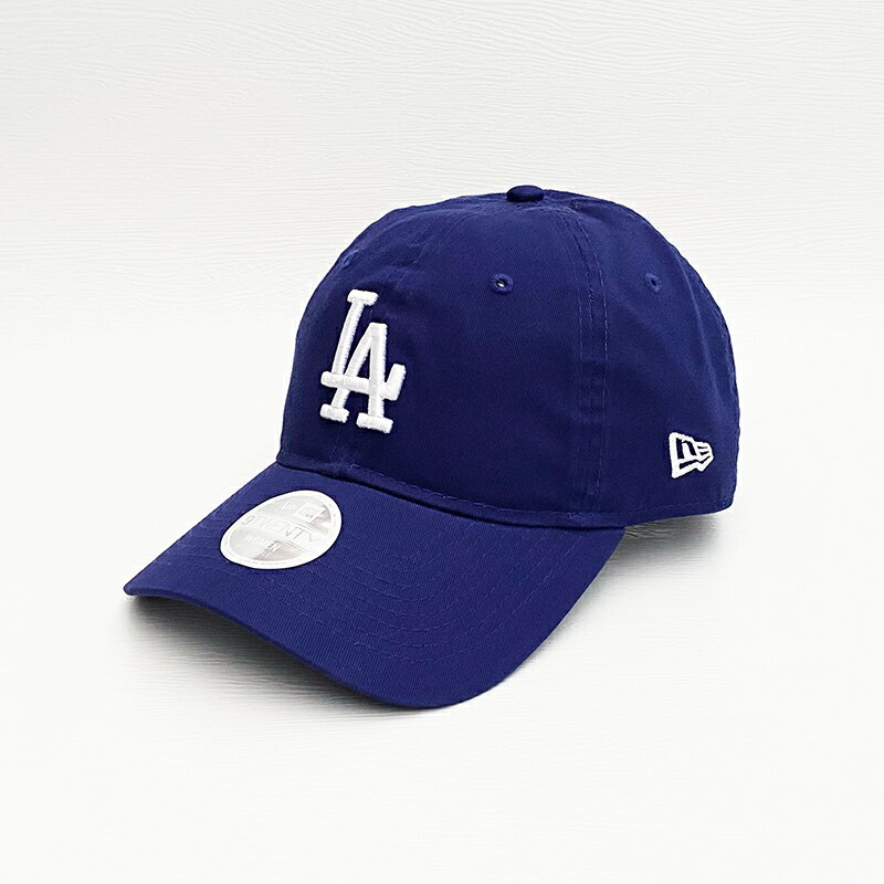 美國百分百【全新真品】NEW ERA 帽子 休閒 配件 女款 道奇 logo 棒球帽 深藍 CT19