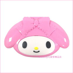 asdfkitty可愛家☆美樂蒂大臉造型4格收納盒/置物盒/禮物盒-可裝維他命.耳環.戒指.項鍊...等小東西-日本正版