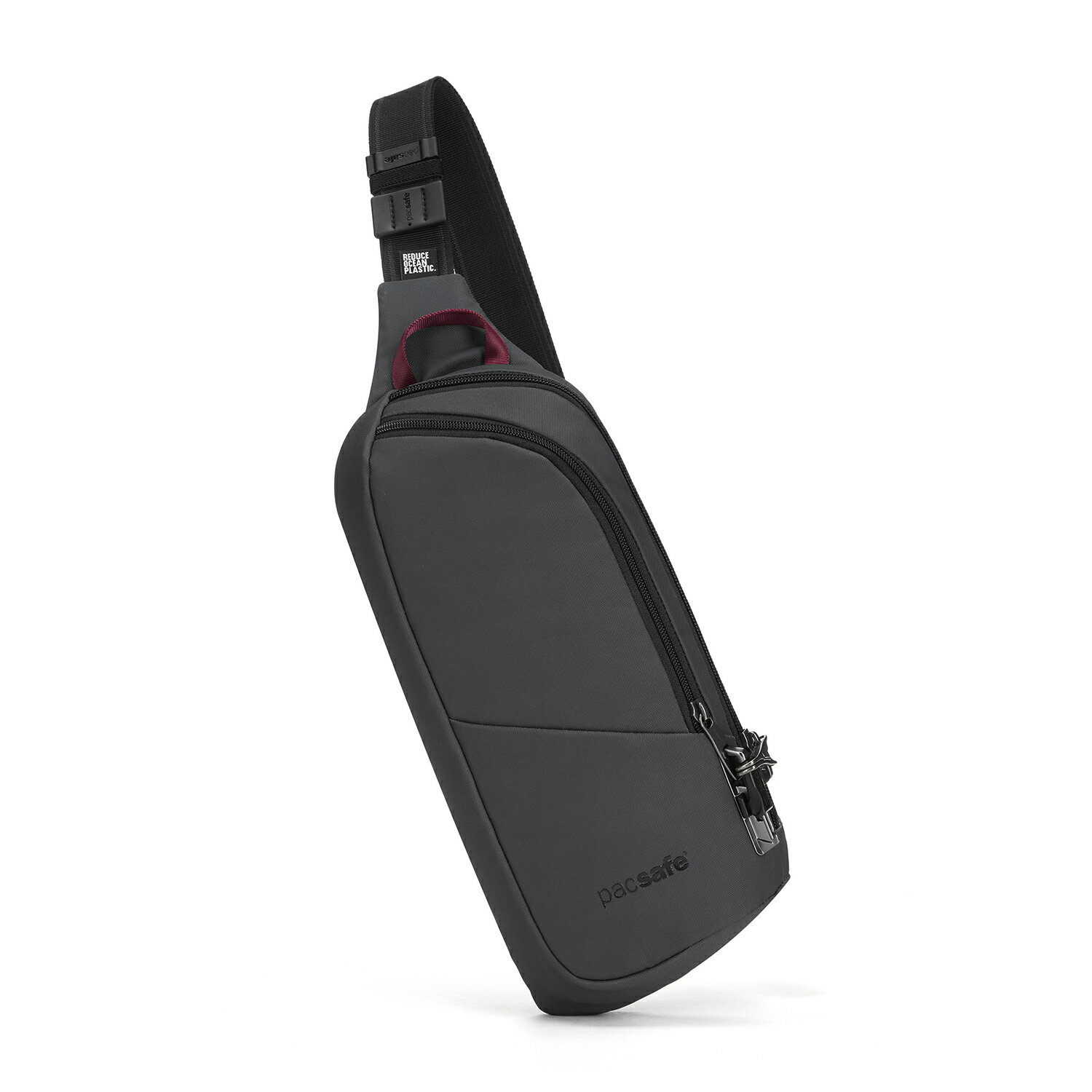 澳洲《Pacsafe》Vibe 150 | 防盜探險側背胸包( 2.5L ) SlingPack Slate 