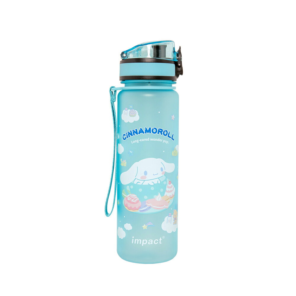 TRITAN 大耳狗 CINNAMOROLL 優質彈蓋提帶水壺 500ml 淺藍 H8270 (IMCMB01LB)