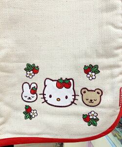 【震撼精品百貨】Hello Kitty 凱蒂貓 三麗鷗 KITTY日本保暖毛毯/止滑墊(單人)-草莓#07770 震撼日式精品百貨