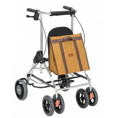 日本幸和TacaoF助行器R184(黃色)帶輪型助步車 步行輔助車 助行椅