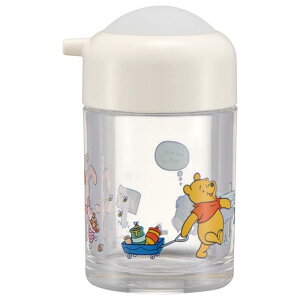 【震撼精品百貨】小熊維尼 Winnie the Pooh ~迪士尼 DISNEY 小熊維尼按壓式塑膠醬料罐(150ML)*58882