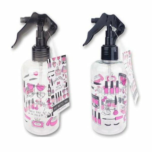 asdfkitty*KITTY化妝品透明噴霧式空瓶/空罐-250ML-化妝水空瓶/藥水空瓶-日本正版商品