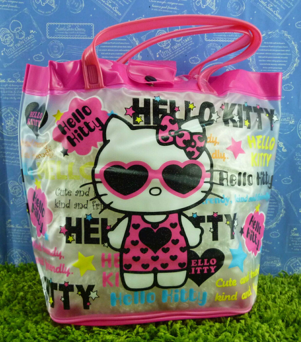 【震撼精品百貨】Hello Kitty 凱蒂貓 防水側背包 墨鏡【共1款】 震撼日式精品百貨