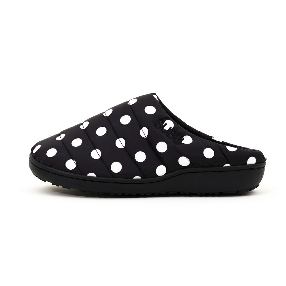 SUBU DOT 黑白 圓點 絨毛 拖鞋 女款 H7785