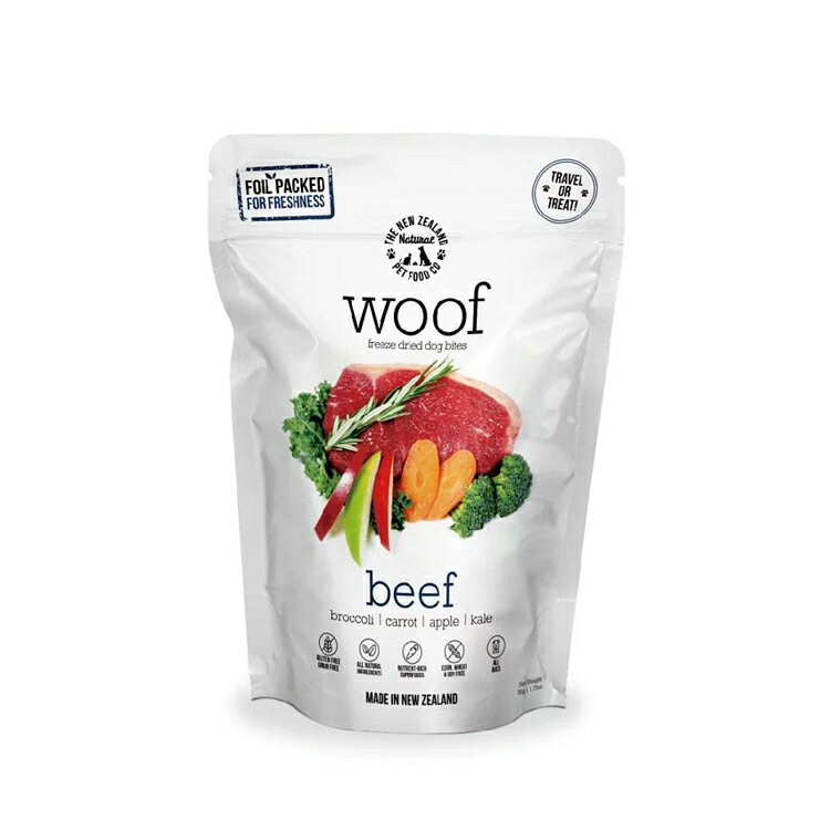 Woof & Meow 狗狗冷凍乾燥生食餐 牛肉  50g / 280g / 1.2kg