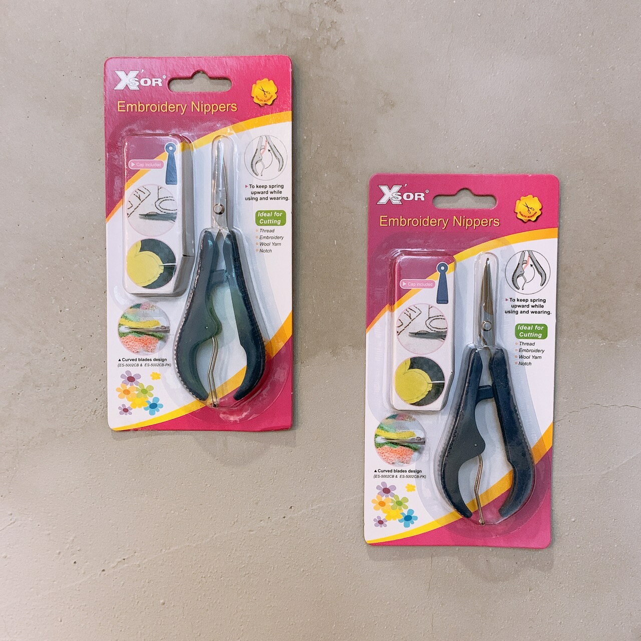 手作森林 台製 X'sor 手握式繡花剪 7/8" 12cm 小剪刀 直刀口 彎刀口 剪刀 攜帶型剪刀 隨身小剪刀