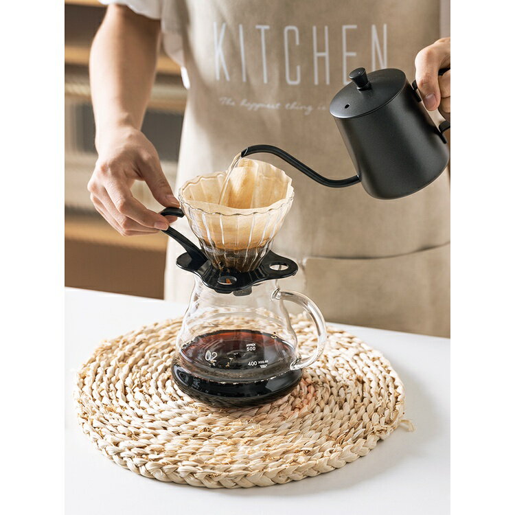 臺灣熱賣 摩登主婦手沖咖啡壺套裝過濾器分享壺冷萃杯咖啡濾杯沖泡咖啡器具 免運