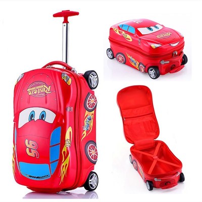 汽車兒童拉桿箱18寸萬向輪男童旅行箱20寸小孩行李登機箱可坐可騎