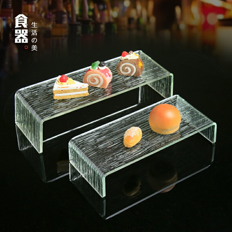 自助餐展示臺三層點心架亞克力甜點創意壽司板壽司盤糕點冷餐擺臺