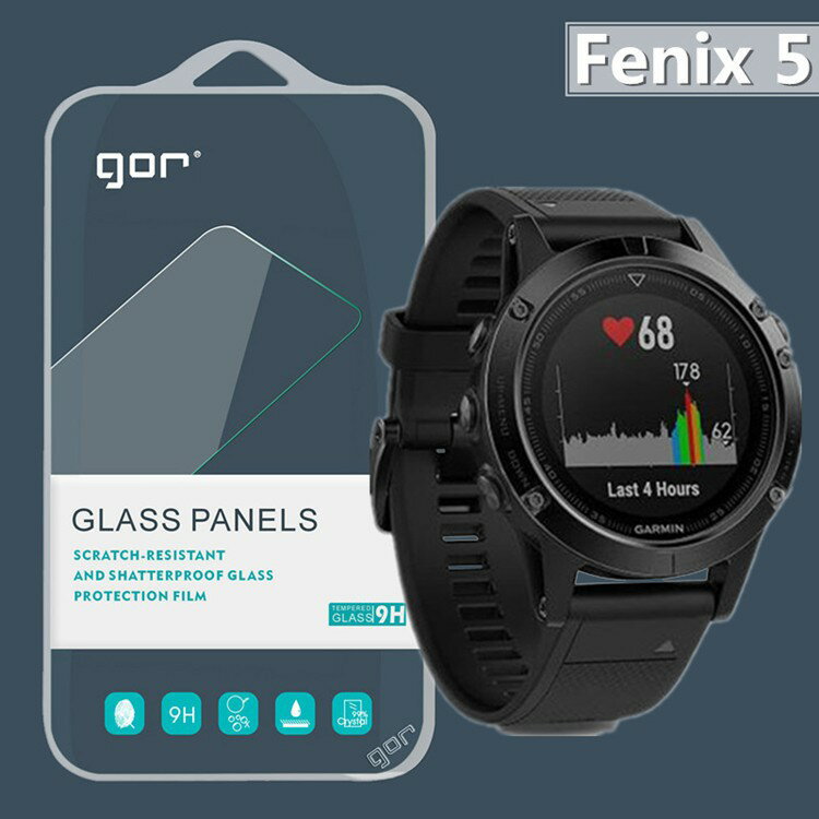 【eYe攝影】現貨 Garmin Fenix 5 2片裝 gor 鋼化玻璃保護貼 9H 玻璃貼 手錶鋼膜