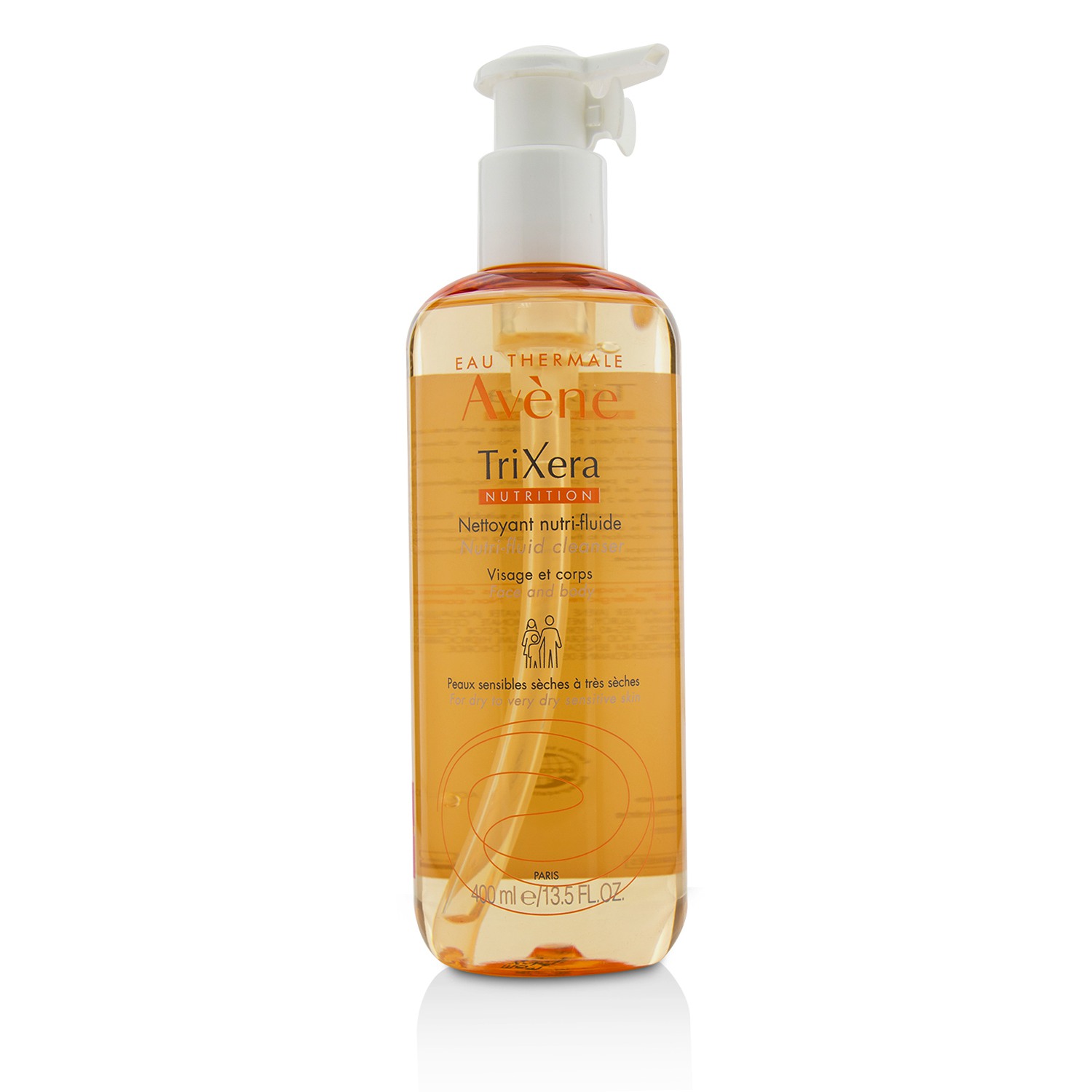 雅漾 Avene - 臉部及身體清潔膠(適合極乾燥敏感肌) TriXera Nutrition Nutri-Fluid Face & Body Cleanser