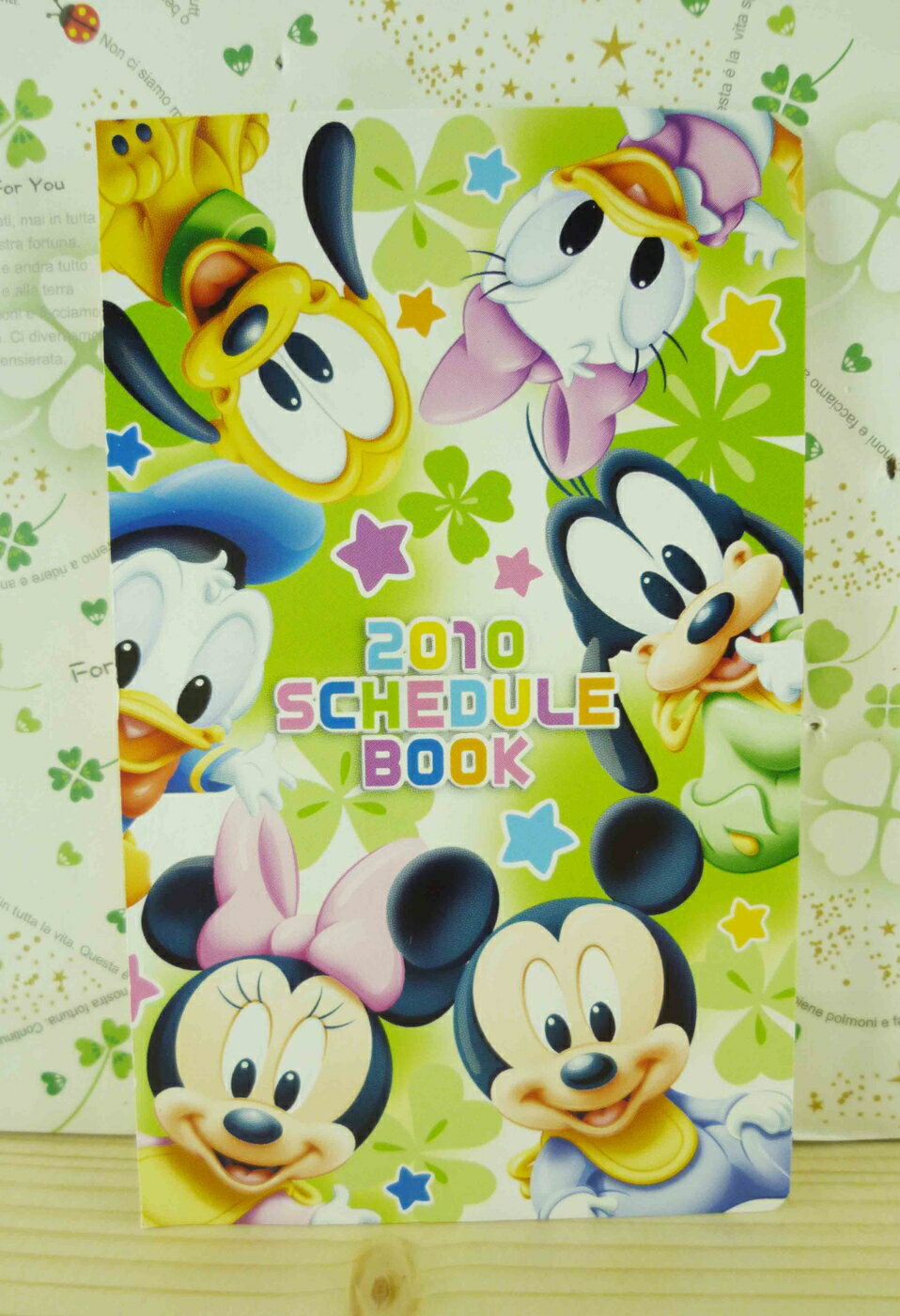 【震撼精品百貨】Micky Mouse 米奇/米妮 卡片-迪士尼人物圖案-幸運草 震撼日式精品百貨