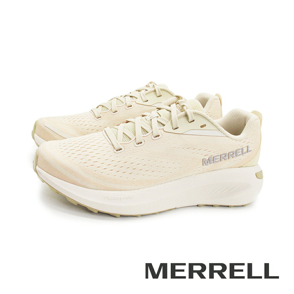 MERRELL(女)MORPHLITE運動健行越野慢跑鞋 女鞋-奶油色
