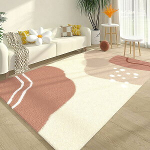 仿羊絨地毯客廳現代簡約北歐家用沙發茶幾毯臥室房間床邊加厚地墊
