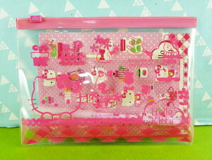 【震撼精品百貨】Hello Kitty 凱蒂貓 夾鏈袋-點點 震撼日式精品百貨