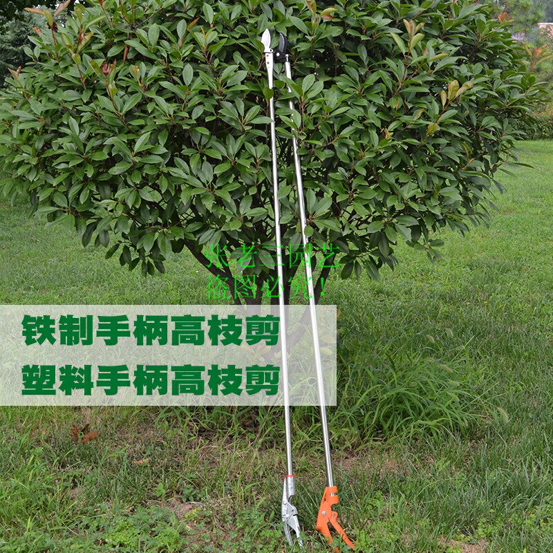 池沐新品高枝剪修枝剪不銹鋼剪刀園林疏花稀果剪枝高空剪高枝花剪 1