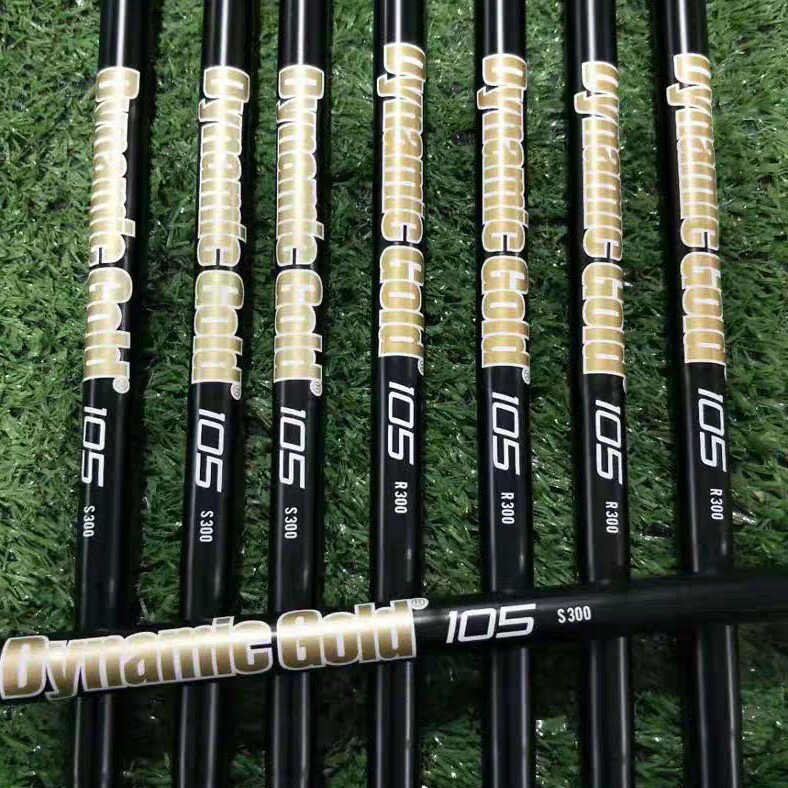 高爾夫鐵桿桿身黑色Dynamic Gold 105 S300 和 R300桿身