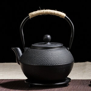 鐵壺茶壺鑄鐵茶壺鐵壺鑄鐵煮水泡茶家用茶壺茶具套裝鐵壺