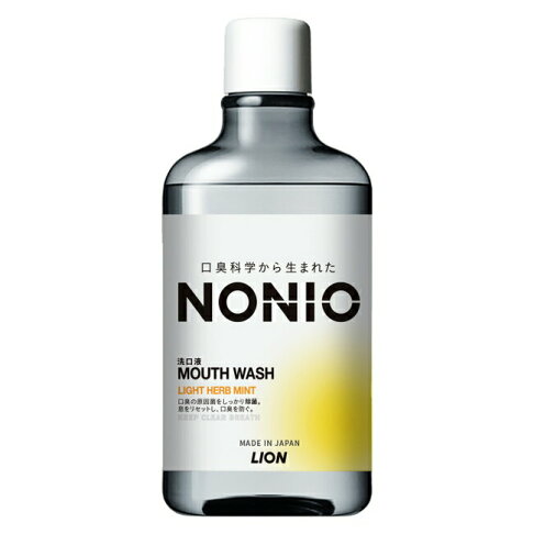 日本獅王NONIO終結口氣漱口水浸潤薄荷600ml 0