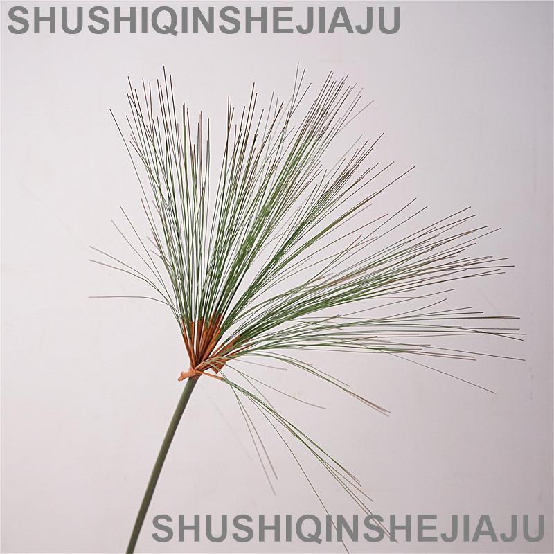 滿280元出貨 仿真花 假花 可開發票 高品質模擬綠植擺件紙莎草裝飾植物假花客廳盆栽假花簡約攝影道具