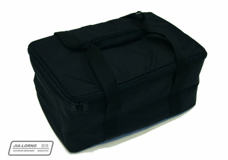 【露營趣】嘉隆 BG-026 小攜行袋 裝備帶 收納袋 手提袋 料理袋 鍋具袋(可拆式隔間) 1