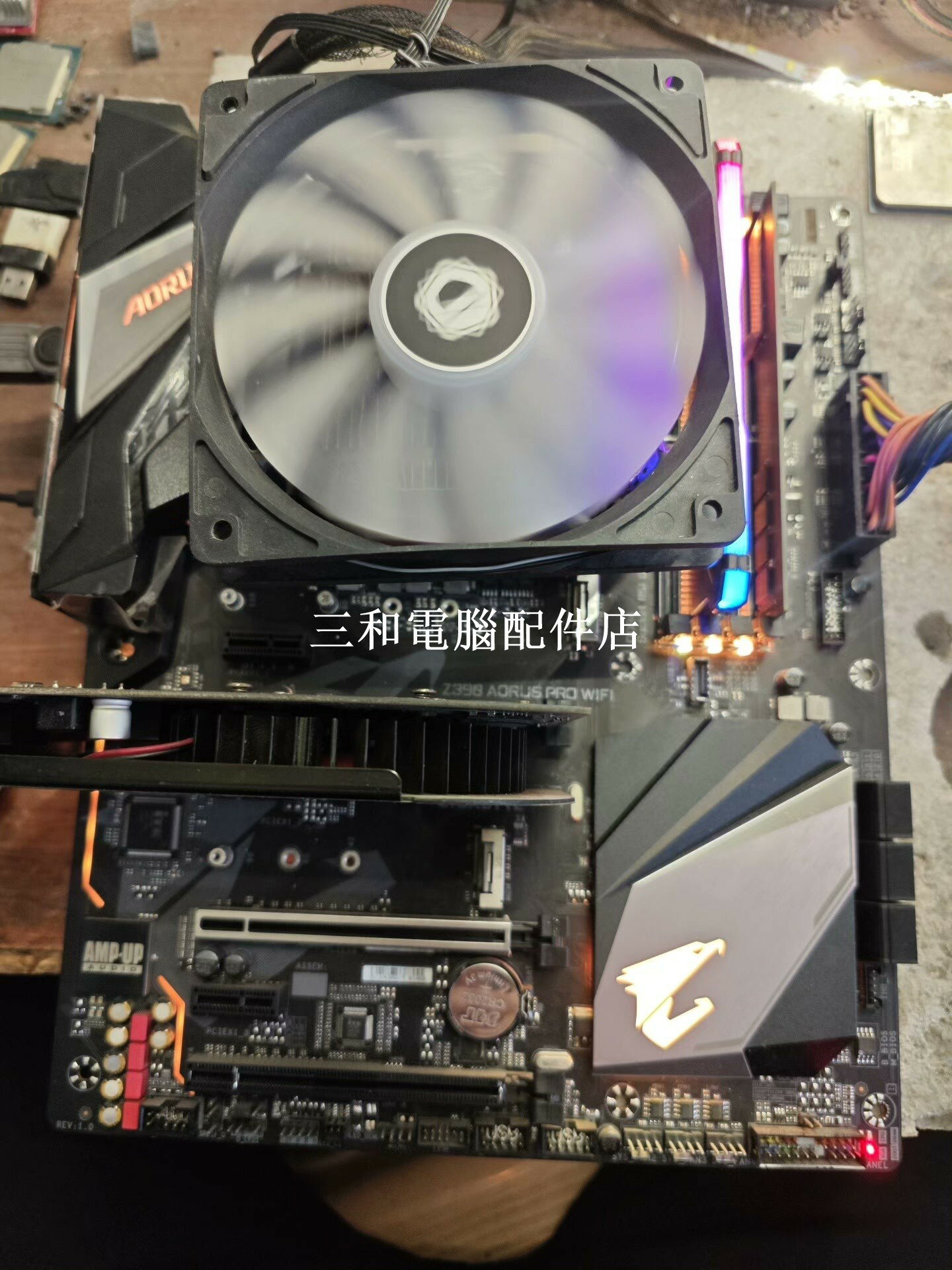 技嘉Z390 AORUS PRO WiFi 二手 無修 無病 1151介面 主機板 測試 完好 BIOS 重新整理 9代CPU 支援