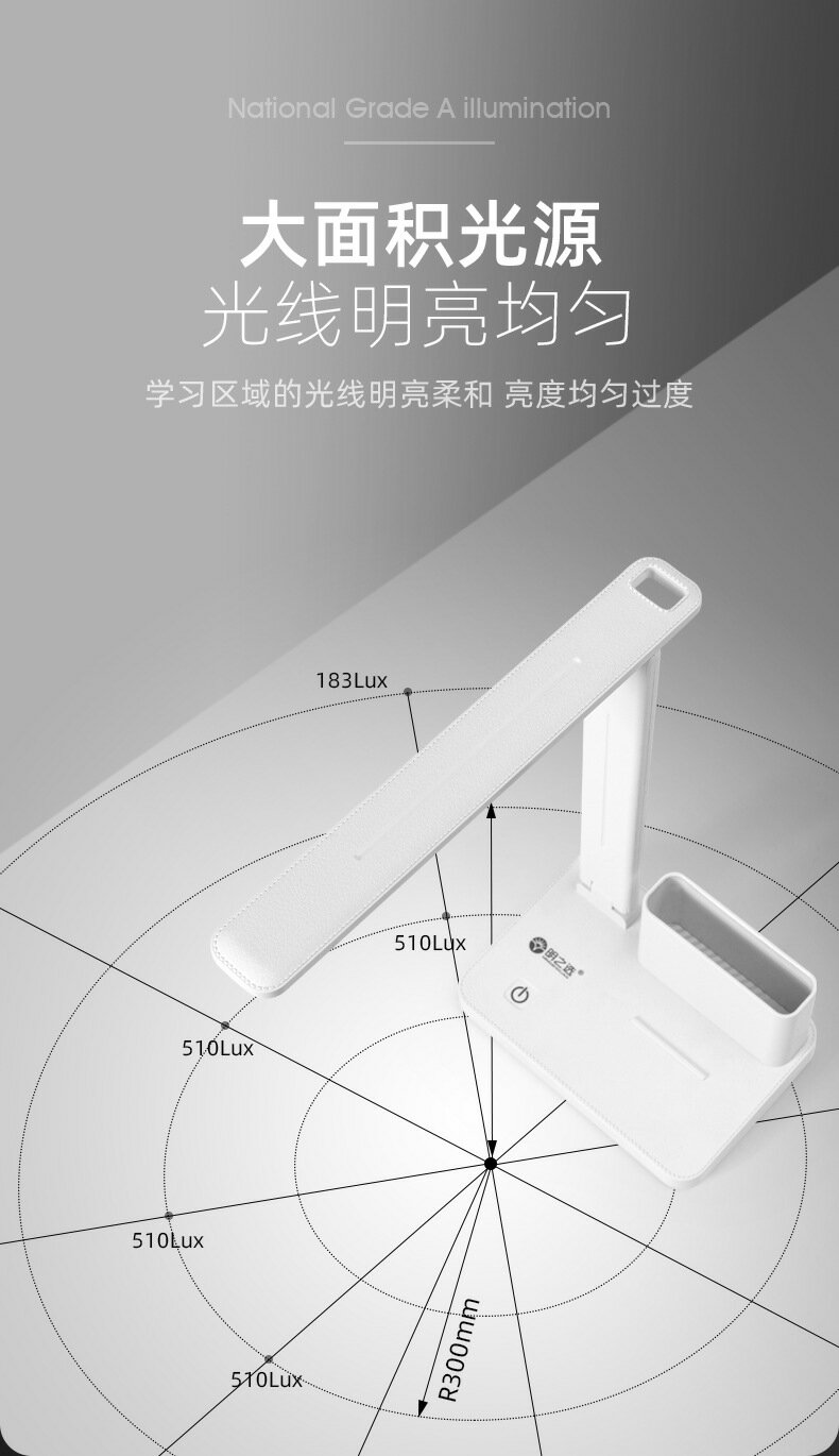 筆筒燈 USB筆筒燈 小夜燈 充電台燈led折疊usb充電小臺燈護眼學習專用智能筆筒閱讀宿舍寢室臺燈學生【MJ23435】 8