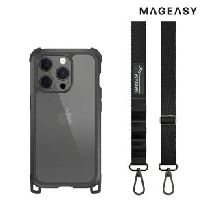 MAGEASY Apple iPhone 15 Pro / 15 Pro Max Odyssey + Strap 保護殼