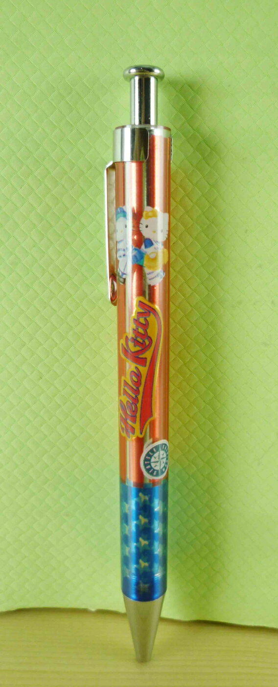 【震撼精品百貨】Hello Kitty 凱蒂貓 KITTY原子筆-美國棒球圖案-紅色 震撼日式精品百貨