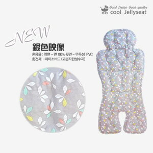 韓國 Jellypillow Jellyseat功能涼感UP嬰兒果凍涼墊 銀色映像(共12款花色)