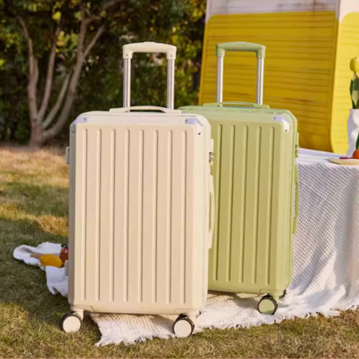 行李箱女學生高顔值拉桿箱20寸網紅新款大容量拉鏈款登機旅行箱男