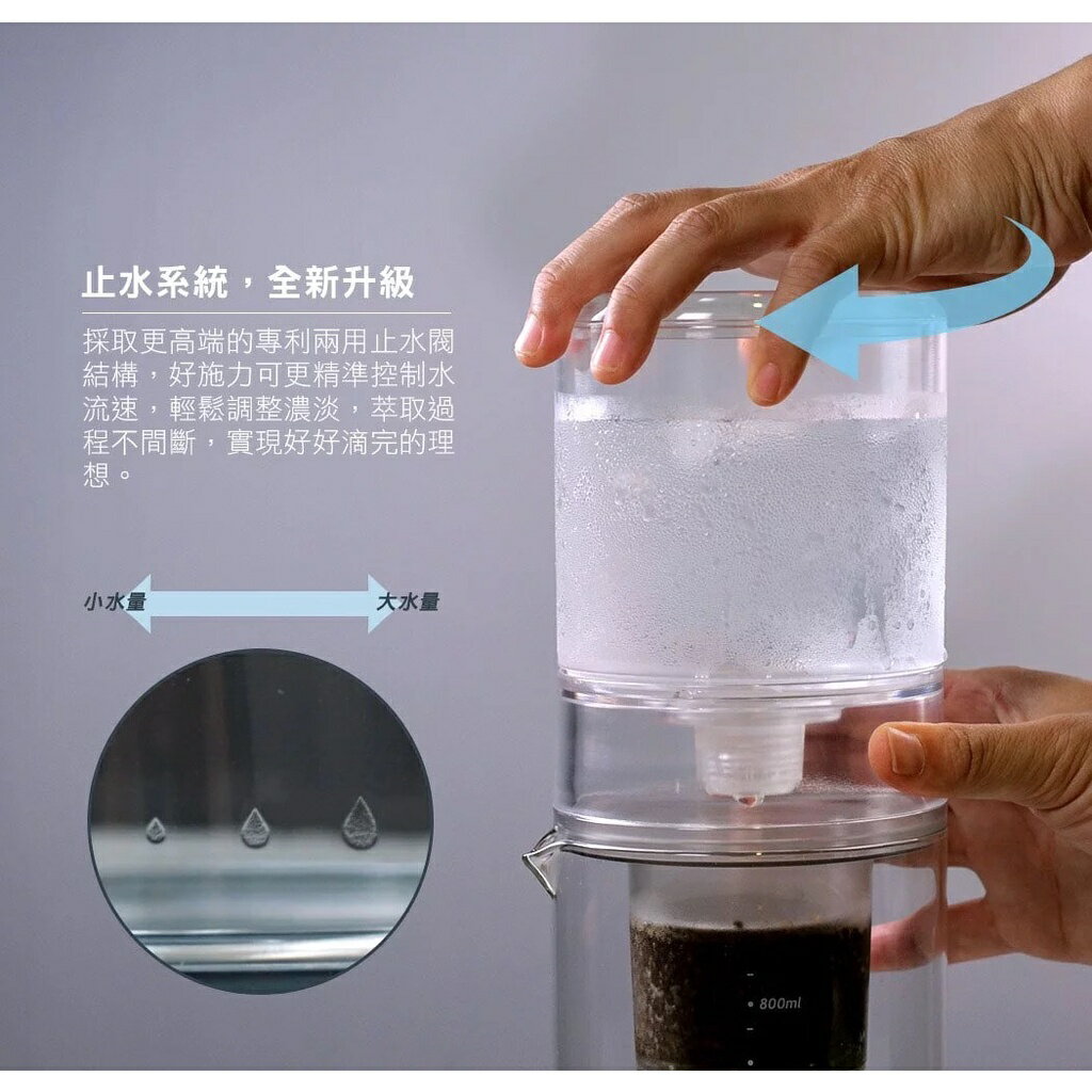 【Driver】NEW 設計款冰滴壺｜600ml ｜透明 4