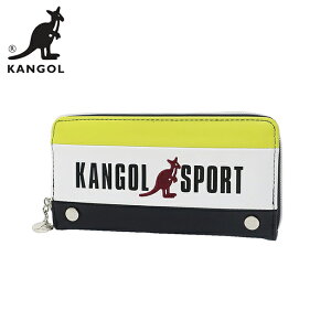 黃色款【日本正版】KANGOL SPORT 皮革 長夾 皮夾 錢包 KANGOL 英國袋鼠 - 080656