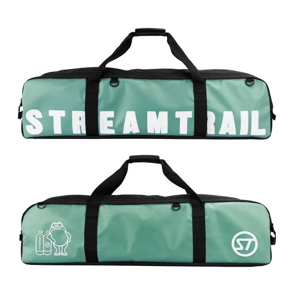 日本《Stream Trail》新防水蛙鞋袋(長) - 氣瓶蛙 / 翡翠綠