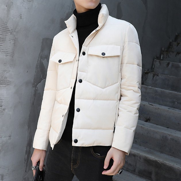 FINDSENSE品牌 秋冬季 新款 韓國 大口袋 個性 長袖 運動 加厚 寬鬆顯瘦 棉衣外套 時尚 潮流上衣