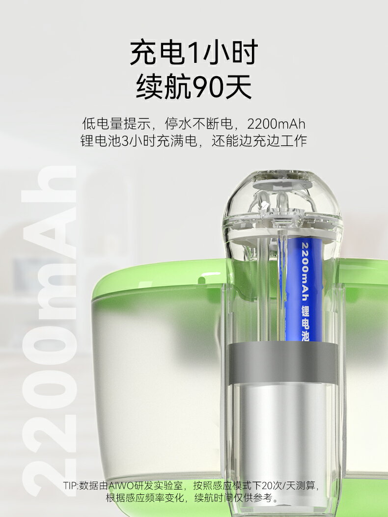 【超多款式咨詢客服】貓咪飲水機不插電無線水泵寵物飲水器自動循環狗狗喝水喂水器充電 2